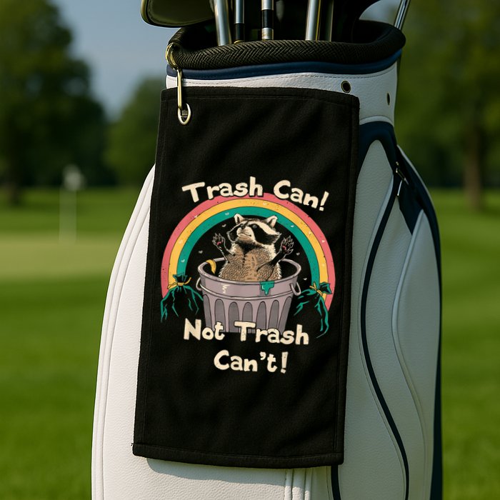 Trash Talker Trash Can Not Trash Can Golf Towel
