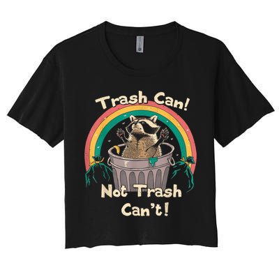 Trash Talker Trash Can Not Trash Can Crop Top