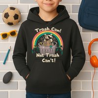 Trash Talker Trash Can Not Trash Can Kids Hoodie