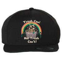 Trash Talker Trash Can Not Trash Can Wool Snapback Cap