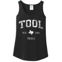 Tool Texas Tx Vintage Athletic Sports Design Ladies Essential Tank