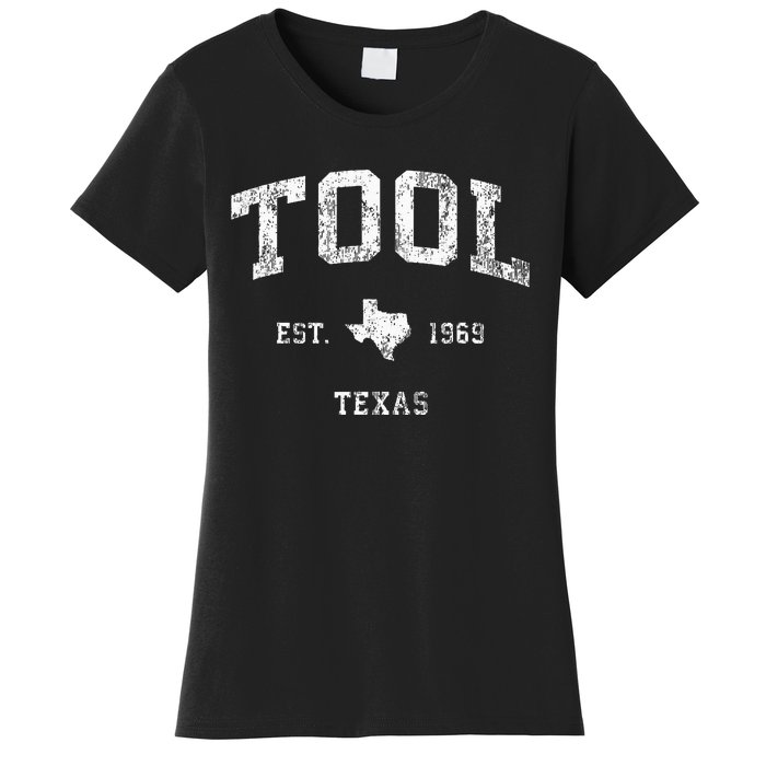 Tool Texas Tx Vintage Athletic Sports Design Women's T-Shirt