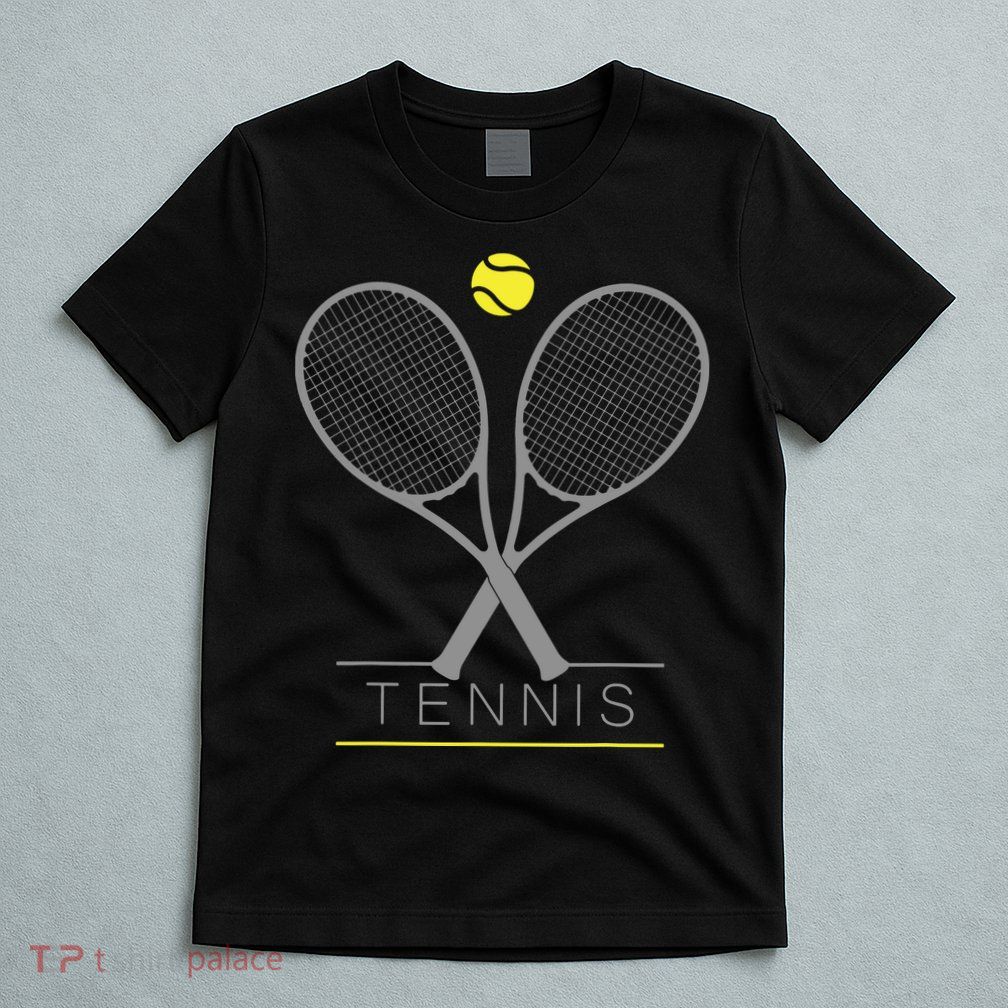 Tennis Trendy Tennis Rackets Ball T-Shirt