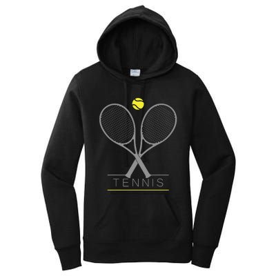 Tennis Trendy Tennis Rackets Ball Women's Pullover Hoodie