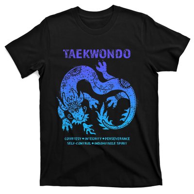 Taekwondo TKD Tae Kwon Do Dragon Art Martial Arts Graphic T-Shirt