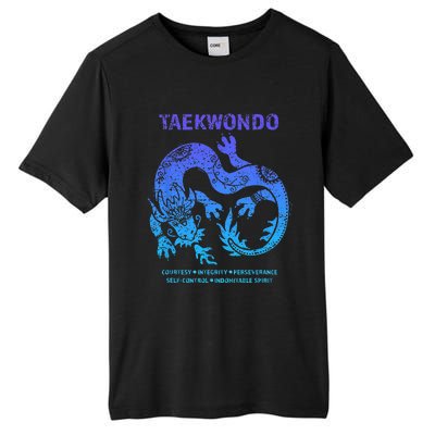 Taekwondo TKD Tae Kwon Do Dragon Art Martial Arts Graphic Tall Fusion ChromaSoft Performance T-Shirt