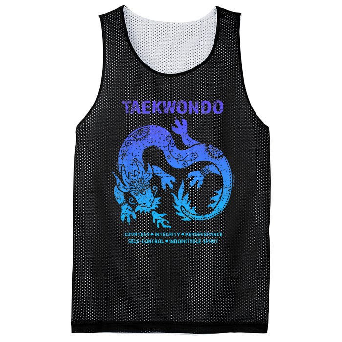 Taekwondo TKD Tae Kwon Do Dragon Art Martial Arts Graphic Mesh Reversible Basketball Jersey Tank