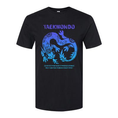 Taekwondo TKD Tae Kwon Do Dragon Art Martial Arts Graphic Softstyle CVC T-Shirt