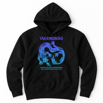 Taekwondo Tkd Tae Kwon Do Dragon Art Martial Arts Graphic Hoodie