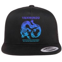 Taekwondo Tkd Tae Kwon Do Dragon Art Martial Arts Graphic Flat Bill Trucker Hat