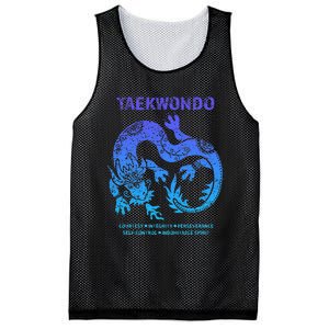 Taekwondo Tkd Tae Kwon Do Dragon Art Martial Arts Graphic Mesh Reversible Basketball Jersey Tank