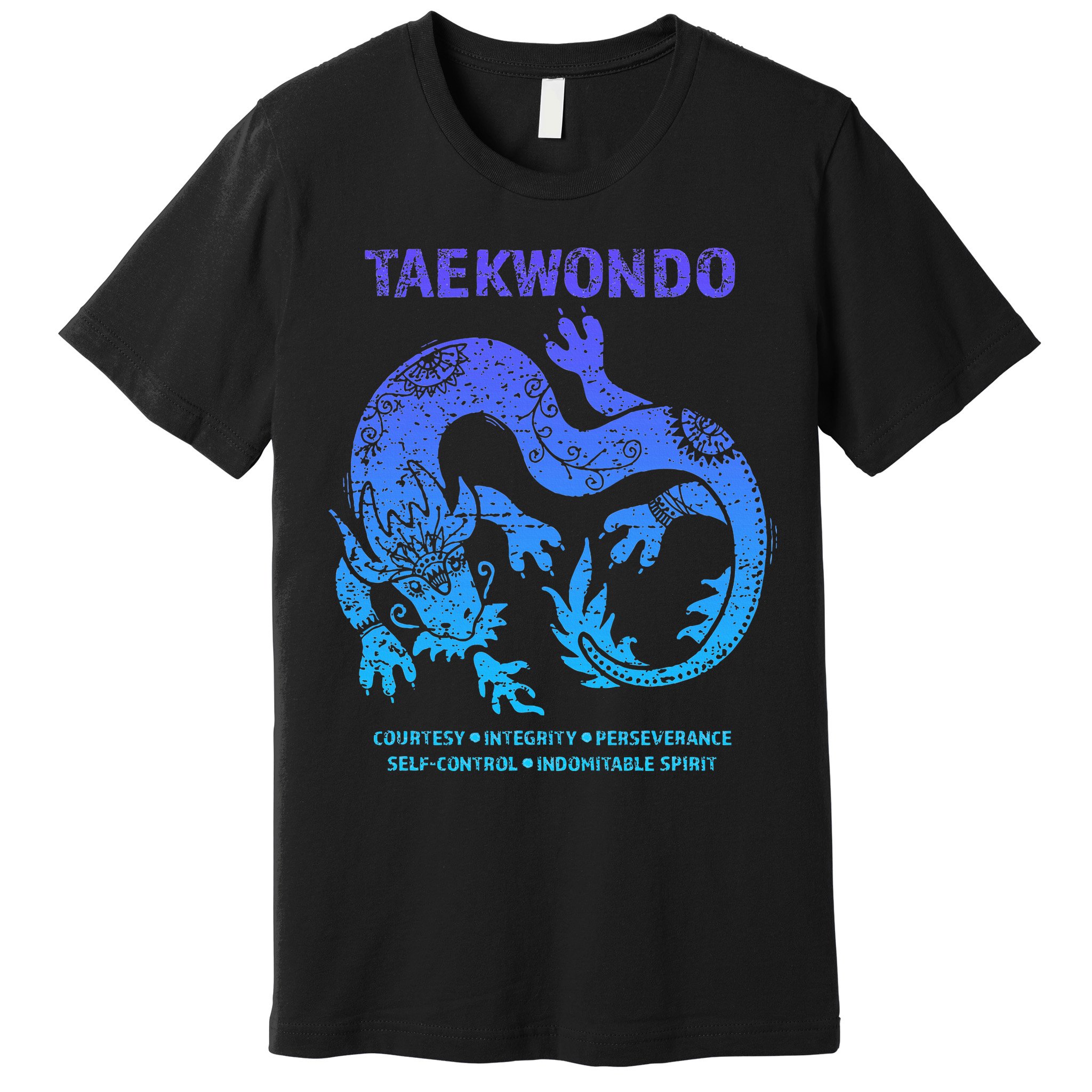 Taekwondo Tkd Tae Kwon Do Dragon Art Martial Arts Graphic Premium T-Shirt