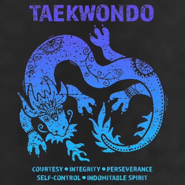 Taekwondo Tkd Tae Kwon Do Dragon Art Martial Arts Graphic 25L Jumbo Tote
