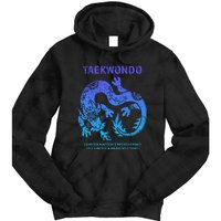 Taekwondo Tkd Tae Kwon Do Dragon Art Martial Arts Graphic Tie Dye Hoodie