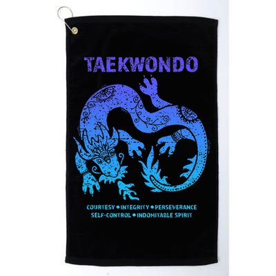 Taekwondo Tkd Tae Kwon Do Dragon Art Martial Arts Graphic Golf Towel