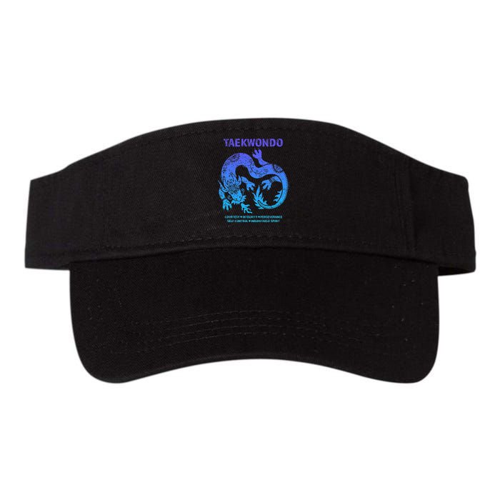 Taekwondo Tkd Tae Kwon Do Dragon Art Martial Arts Graphic Visor
