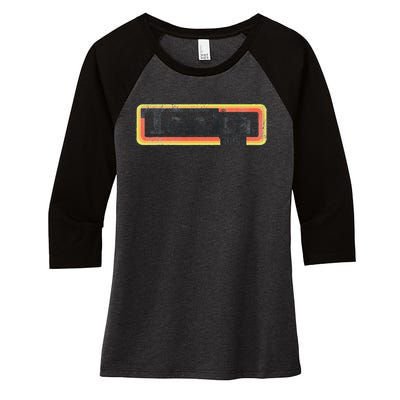 Tonka Tonka Tough Box Women's Tri-Blend 3/4-Sleeve Raglan Shirt