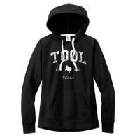 Tool Texas TX Vintage Athletic Sports Design Women's Fleece Hoodie