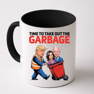 Time To Take Out The Garbage Funny Trump Anti Harris Biden Mug