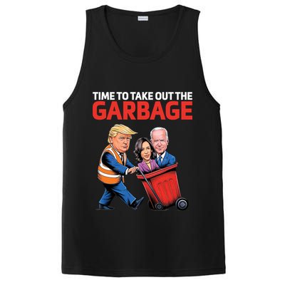Time To Take Out The Garbage Funny Trump Anti Harris Biden PosiCharge Competitor Tank