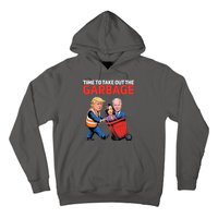 Time To Take Out The Garbage Funny Trump Anti Harris Biden Hoodie