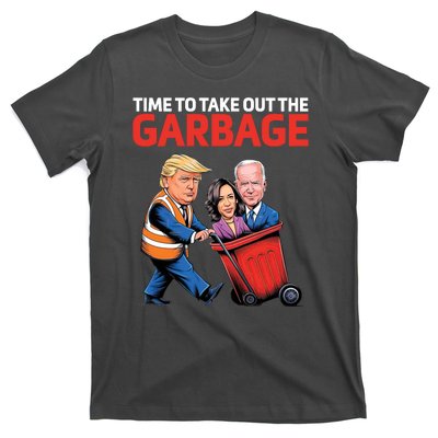 Time To Take Out The Garbage Funny Trump Anti Harris Biden T-Shirt