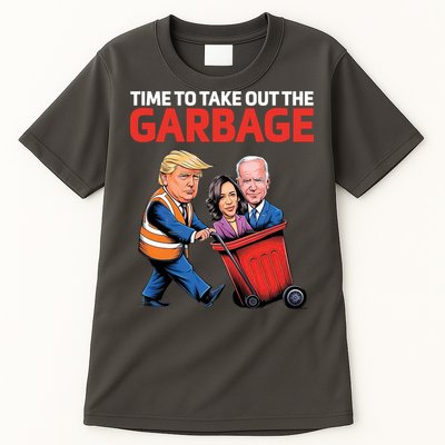 Time To Take Out The Garbage Funny Trump Anti Harris Biden Tall T-Shirt