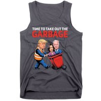 Time To Take Out The Garbage Funny Trump Anti Harris Biden Tank Top