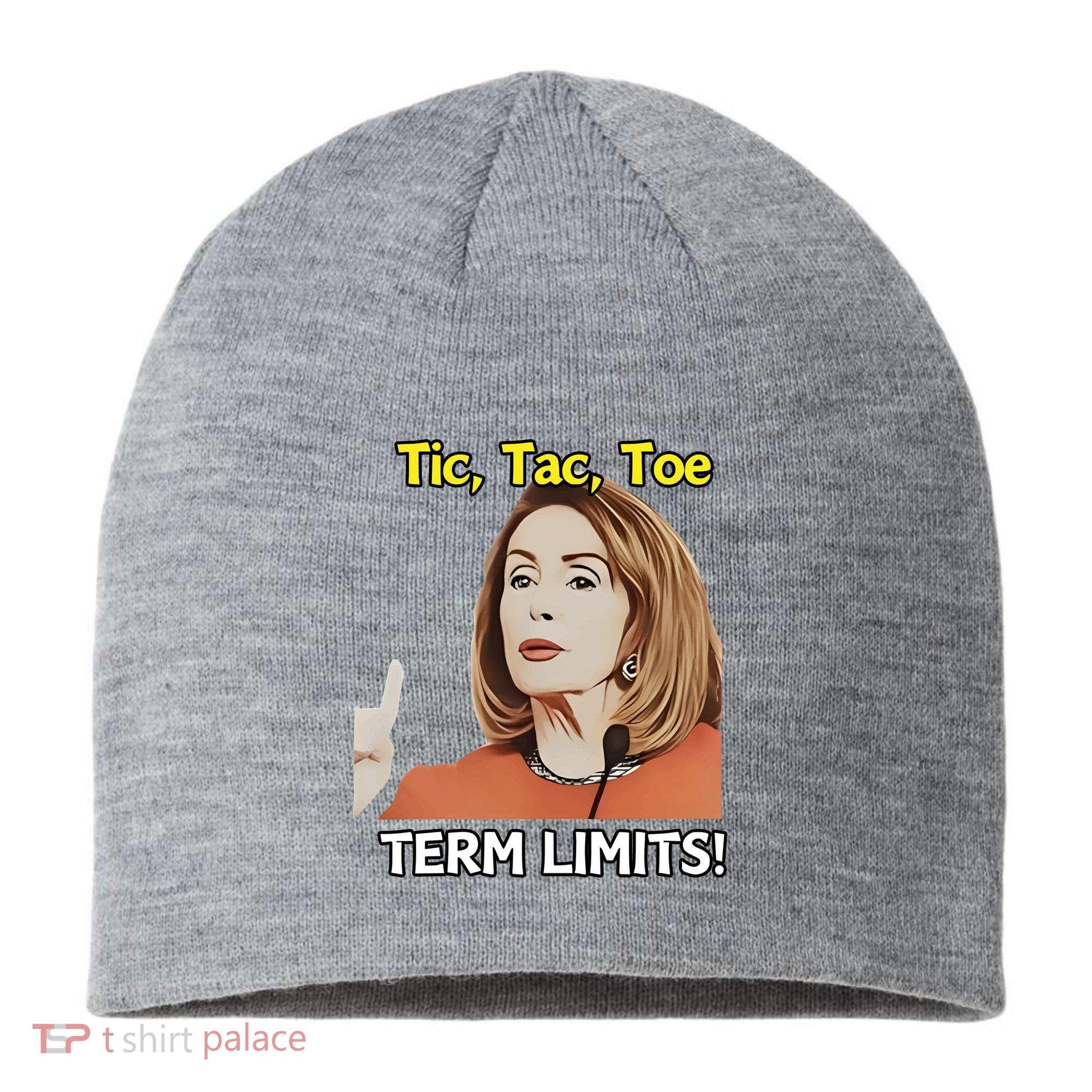 Tic Tac Toe Term Limits Heavyweight Sustainable Beanie