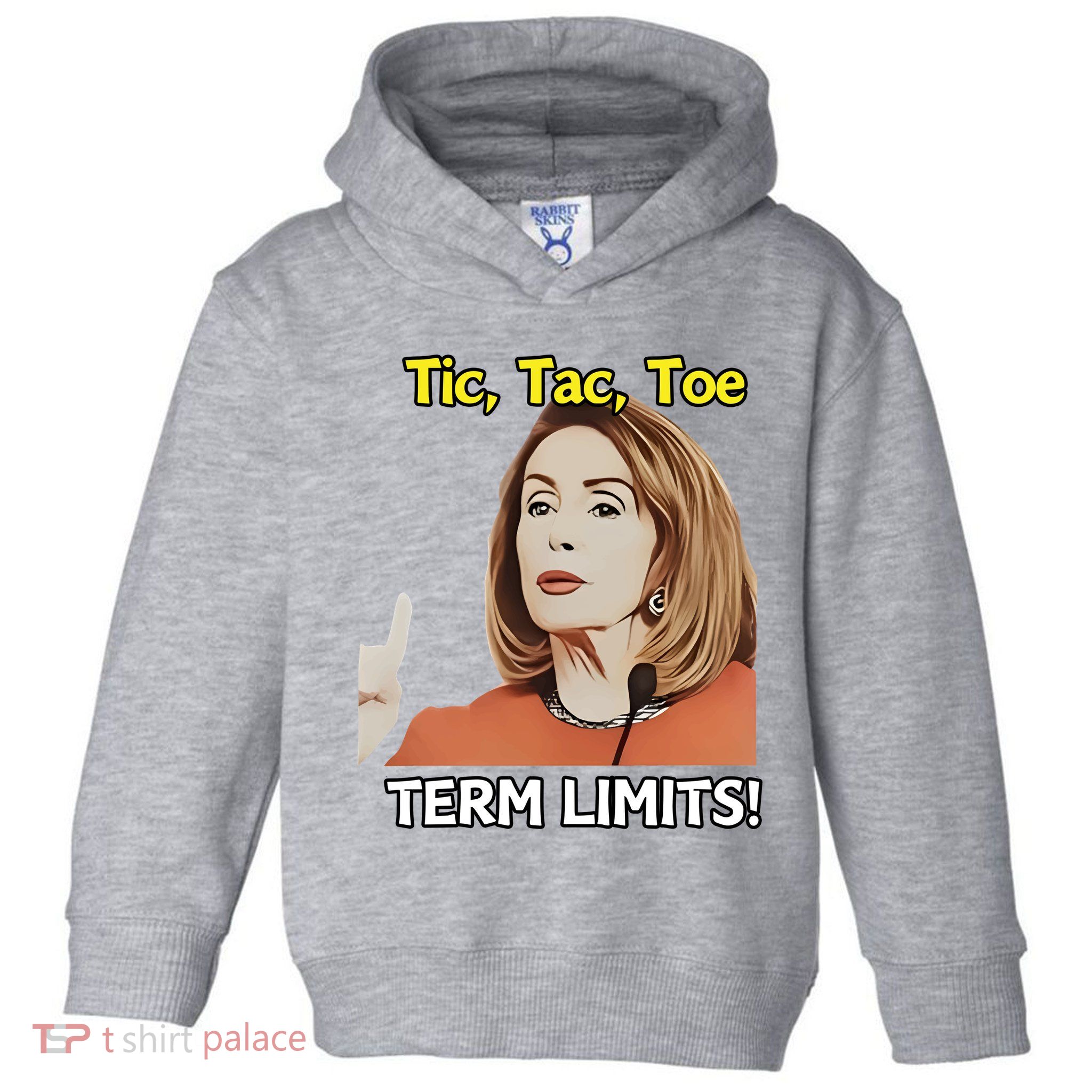 Tic Tac Toe Term Limits Heavyweight Toddler Hoodie