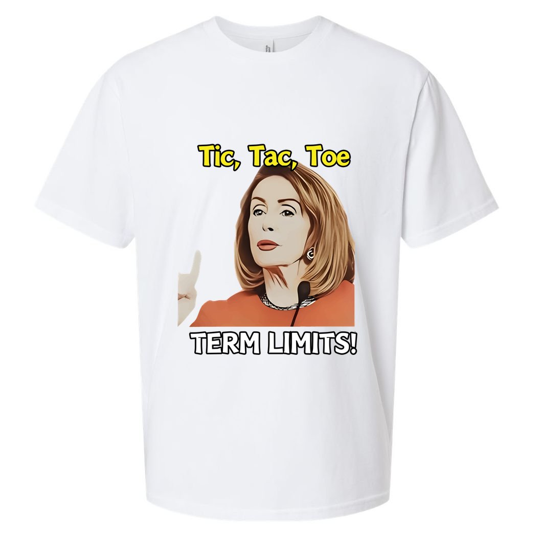 Tic Tac Toe Term Limits Heavyweight Sueded Cloud Jersey T-Shirt