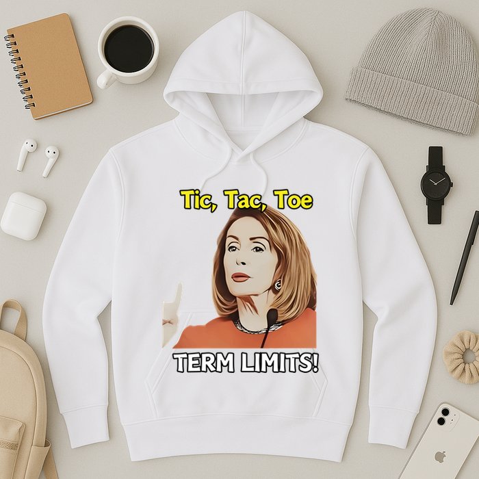 Tic Tac Toe Term Limits Heavyweight Hoodie