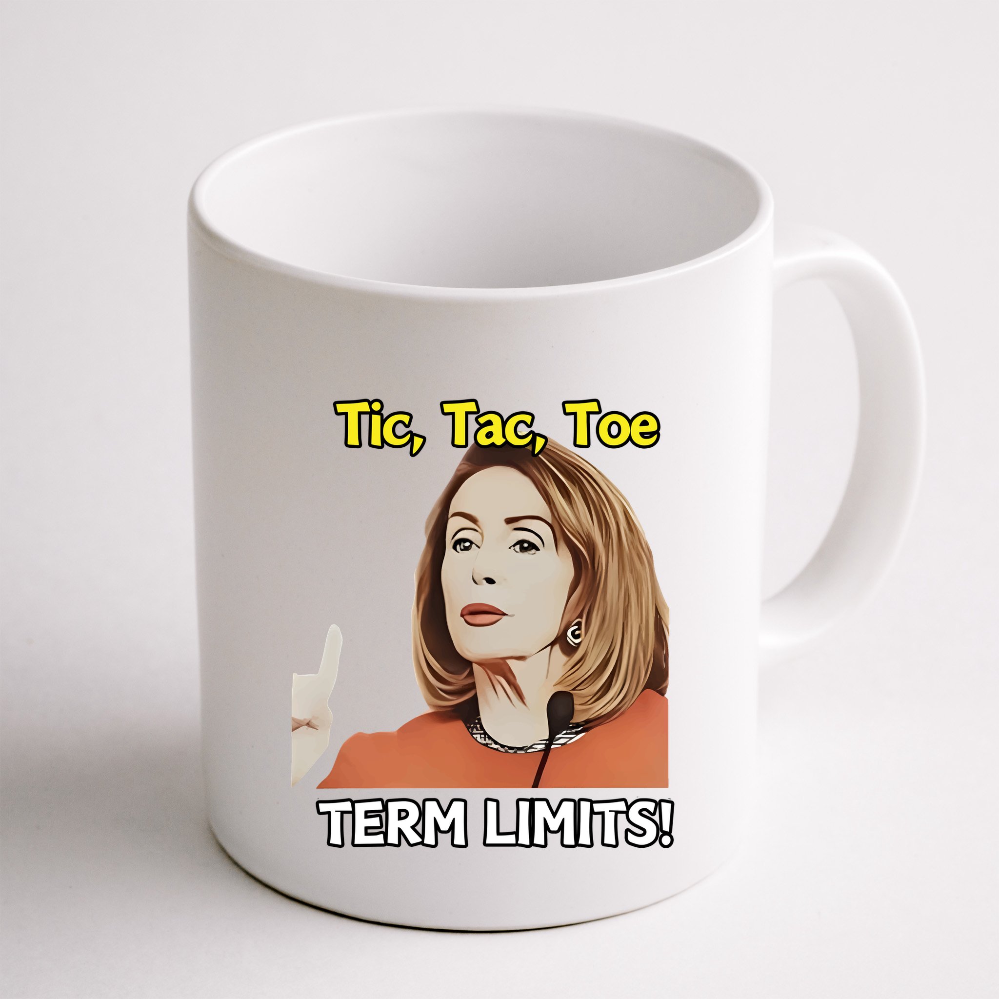 Tic Tac Toe Term Limits Heavyweight Mug