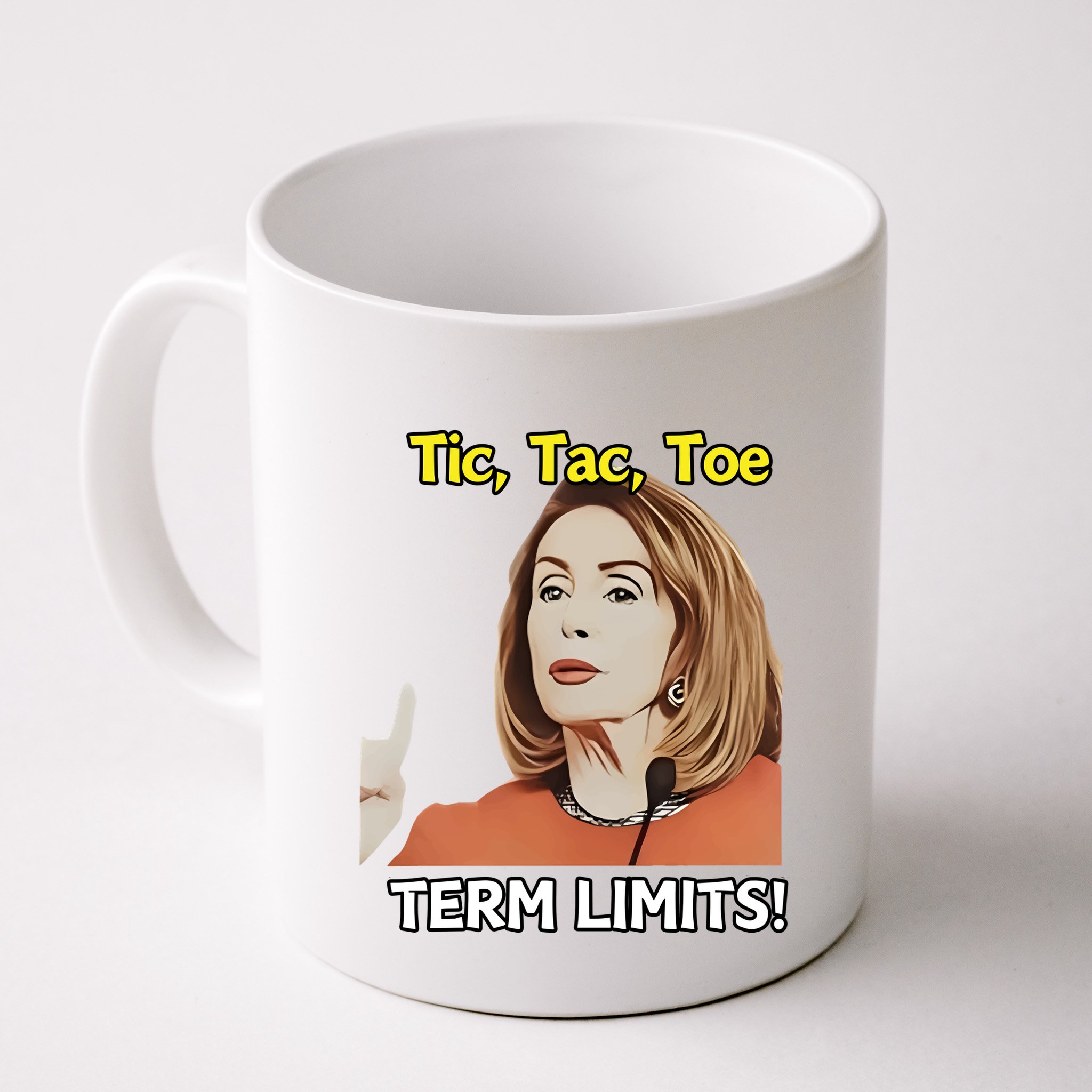 Tic Tac Toe Term Limits Heavyweight Mug