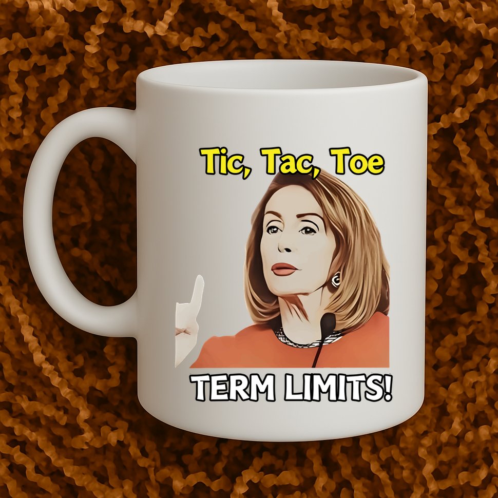 Tic Tac Toe Term Limits Heavyweight Mug