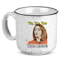 Tic Tac Toe Term Limits Heavyweight 15oz Campfire Ceramic Mug