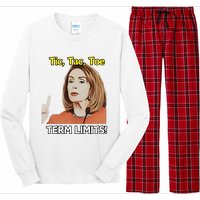 Tic Tac Toe Term Limits Heavyweight Long Sleeve Pajama Set