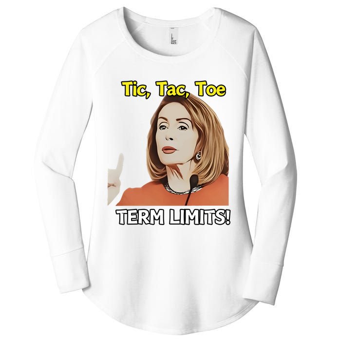 Tic Tac Toe Term Limits Heavyweight Women's Perfect Tri Tunic Long Sleeve Shirt