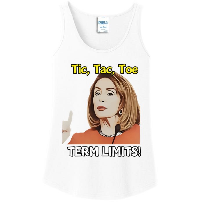 Tic Tac Toe Term Limits Heavyweight Ladies Essential Tank