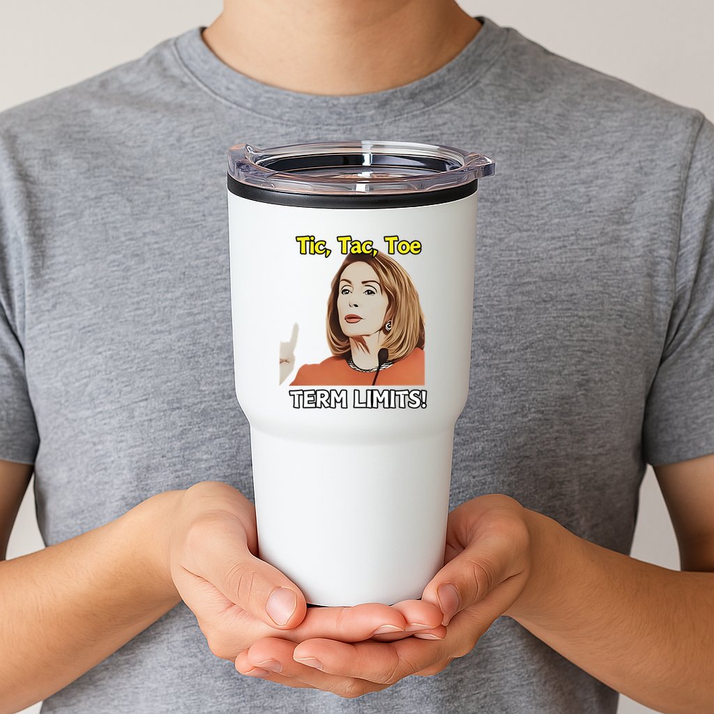 Tic Tac Toe Term Limits Heavyweight Tumbler