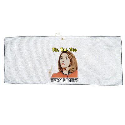 Tic Tac Toe Term Limits Heavyweight Large Microfiber Waffle Golf Towel