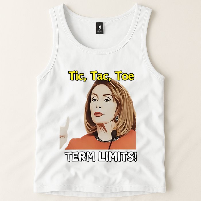 Tic Tac Toe Term Limits Heavyweight Tank Top