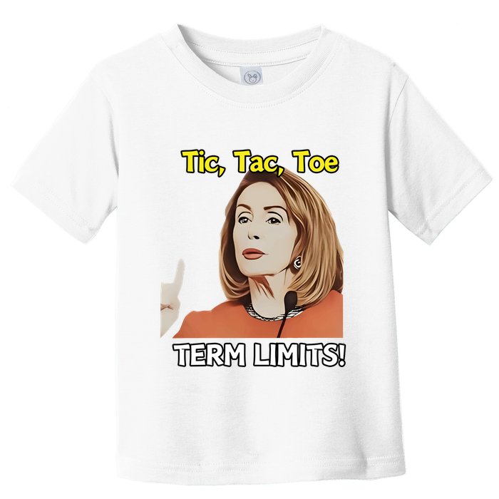 Tic Tac Toe Term Limits Heavyweight Toddler T-Shirt