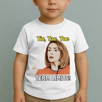 Tic Tac Toe Term Limits Heavyweight Toddler T-Shirt