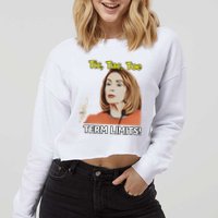 Tic Tac Toe Term Limits Heavyweight Cropped Pullover Crew