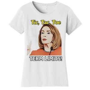 Tic Tac Toe Term Limits Heavyweight Women's T-Shirt