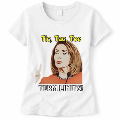 Tic Tac Toe Term Limits Heavyweight Womens T-Shirt