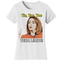 Tic Tac Toe Term Limits Heavyweight Women's T-Shirt