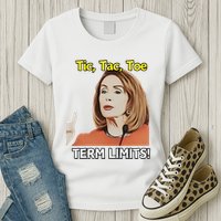 Tic Tac Toe Term Limits Heavyweight Womens T-Shirt