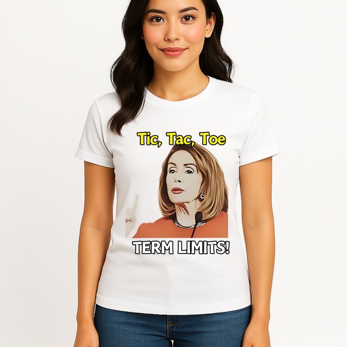 Tic Tac Toe Term Limits Heavyweight Womens T-Shirt